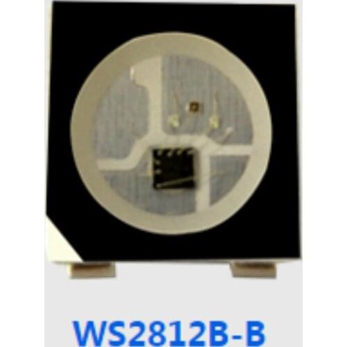 5V built-in IC5050EGB lamp bead Built-in IC lamp bead WS2812B black shell lamp bead Blackboard matching lamp bead jk1518