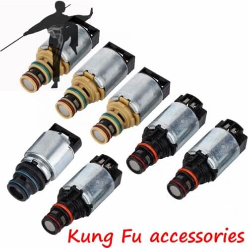 7pcs Automatic Transmission Solenoid Set 6T40 6T30E 6T40E 6T45E 6T50E 6T30 Fits for Buick LaCrosse Auto Accessories
