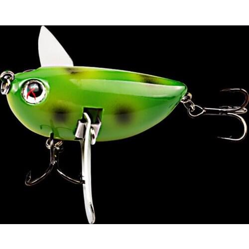 3D Eyes Anti-Corrosion Bionic High Quality Fishing Bait Hard Lure 6cm/12.5g Artificial Floating Popper Plastic Fishing Lure