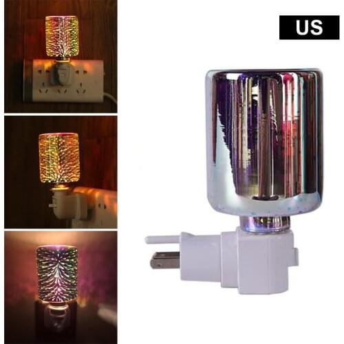 Essential Oil Burner Aromatherapy Wax Candle Warmer Diffuser Aroma Night Light