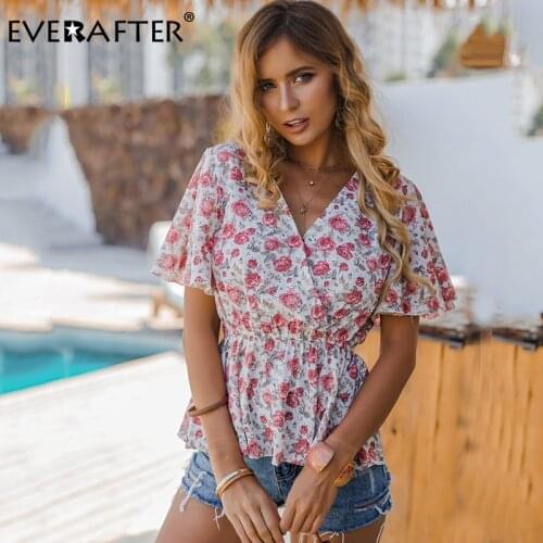 Розовые блузки EVERAFTER China At AliExpress