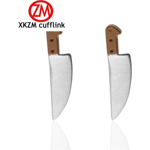 Formal red knife Cufflink for Mens Suits Buttons Geometric Wedding Cufflink French Grooms Shirt Brand Cuff Links Jewelry