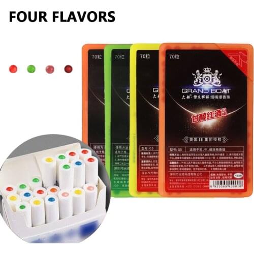 HORNET 70ps Cigarette Pops Fruit Menthol Capsule Powerful Flavored Beads Explosion Blast Ball Holder Filter Smoking Accessories