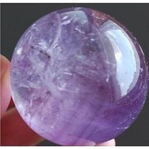 Beautiful natural amethyst crystal ball 40 mm + Stand