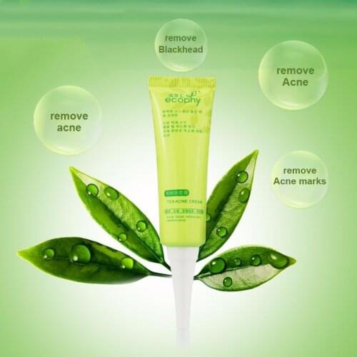 Ecophy Tea Tree Acne Removing Cream Lightens Acne Marks Oil Control Pimple Growth Face Cream Nourish Skin Care TSLM2