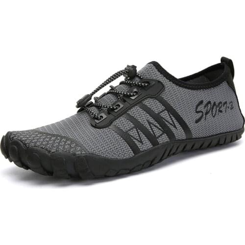 Summer Mens Beach Water Shoes For Swimming Surfing Boating Fishing Wading Comfortable Breathable Nonslip Fiver Fingers Sneakers