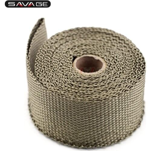 Exhaust Head Pipe Tape Wrap Cover Heat Protective Fireproof Insulation Cloth For DUKE 790 690 ENDURO SMC R Moto Accessorires