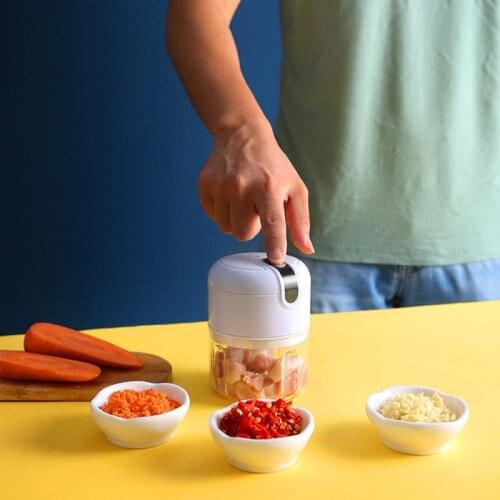 Mini Chopper USB Electric Garlic Masher Wireless Garlic Grinder Press Mincer Vegetable Chili Meat Grinder Food Kitchen Tools