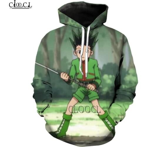HX Japanese Anime Hunter X Hunter 3D Print Fashion Hoodie Harajuku Streetwear Men Women Tracksuit Autumn Tops Drop Shipping