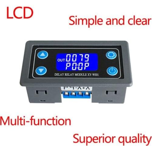 XY-WJ01 Delay Relay Module With Digital LED Dual Display Cycle Timing Circuit Switch