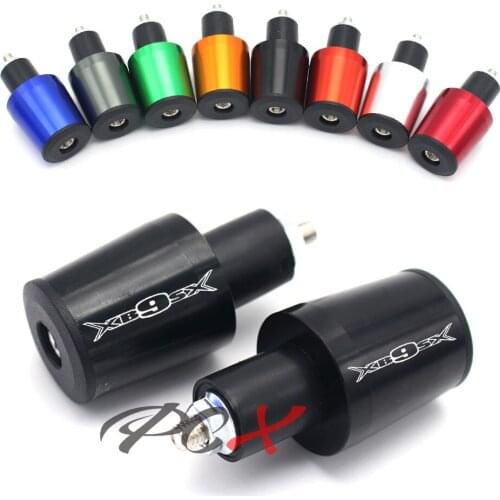 Motorcycle CNC 7/8'' 22MM Handlebar Grips Handle Bar Cap End Plugs For Buell XB9 all models 2003-2009