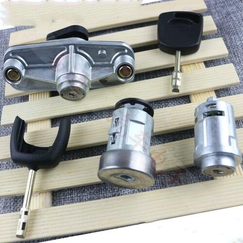 Auto Full Car Door Lock Cylinder Set Ignition Lock For Ford 01-07 for Old Mondeo Fiesta 03-05 Locksmith Tool