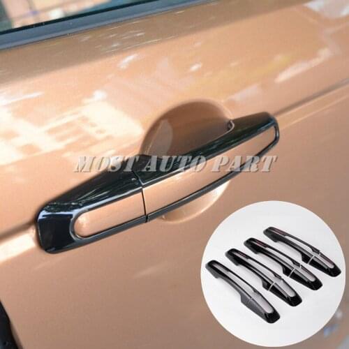 Exterior Car Door Handle Cover Trim 8pcs For Land Rover Discovery Sport 2015-2018 Black/Silver Car accesories interior Car Trim