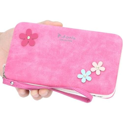 New handy mobile phone case multi-functional lunch box wallet long handbag pencil box for ladies