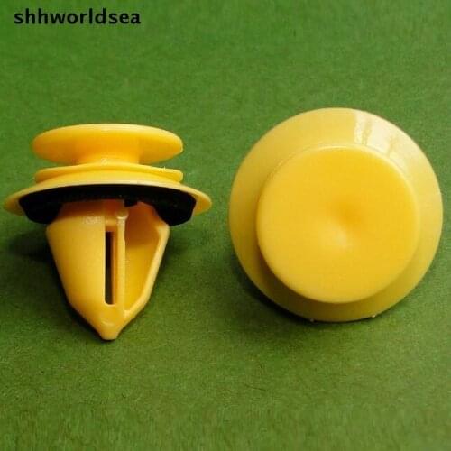 Shhworldsea auto plastic fastener car clip front&back interior interface card buckle