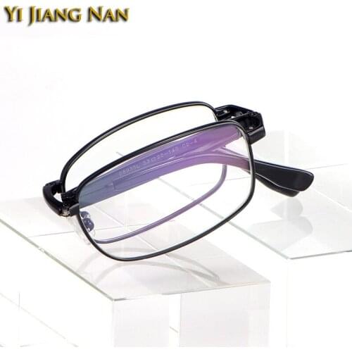 Men Folding Pure Titanium Optical Glasses Frames Ultra Light Prescription Eyewear Spectacle Occhiali Da Vista Uomo for Women