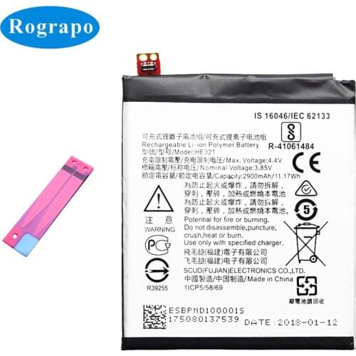 2900mAh HE336 HE321 Mobile Phone Replacement Battery For Nokia 5 5.1 3.1 2018 TA-1053 TA-1063 1024 1044 1061 1075 1076