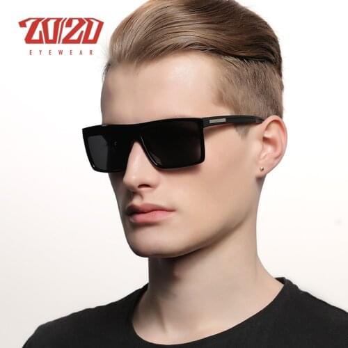 Hot Sale Polarized Sunglasses Men Women Classic Square Plastic Driving Sun Glasses Male Fashion Black Shades UV400