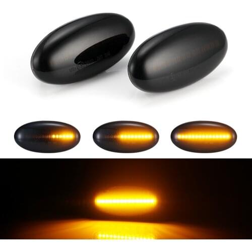 ISincer 2 pieces Led Dynamic Side Marker Turn Signal Light Sequential Blinker Light For MAZDA 3 For MAZDA 2 5 MPV
