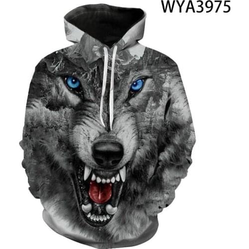 3D Printed Hoodies Men Women Children Animal Series Pullover Sweatshirts Cool Boy Girl Kids Streetwear Long Sleeve Fashion Coat