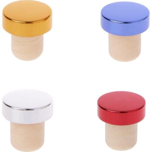 VFGTERTE 1PC Wine Bottle Stoppers Beer Cork Plug Iron Cover Kitchen Bar Bottle Saver Sealer Kitchen Bar Tools