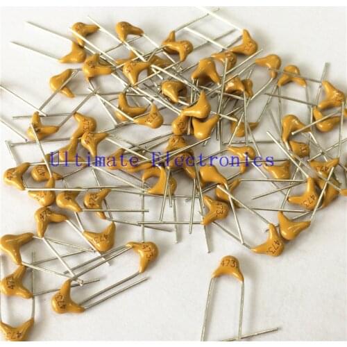 100pcs/lot Multilayer ceramic capacitor 473 50V 47nF 473M P=5.08mm