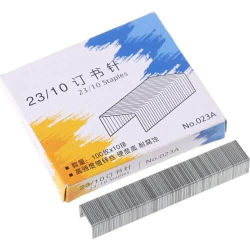 2020 New 1000Pcs/Box Heavy Duty 23/10 Metal Staples For Stapler Office School Supplies Stationery