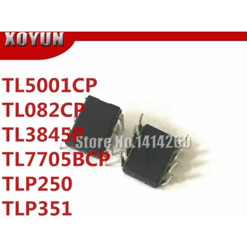 5pieces/lot TL5001CP TL082CP TL3845P TL7705BCP TLP250 TLP351 DIP-8