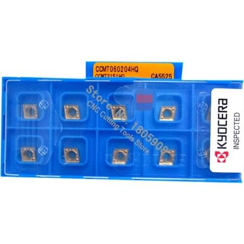 Free shopping! 10PCS CCMT060204HQ CA5525 lathe cutting tools CNC blade alloy carbide cutting tool carbide inserts