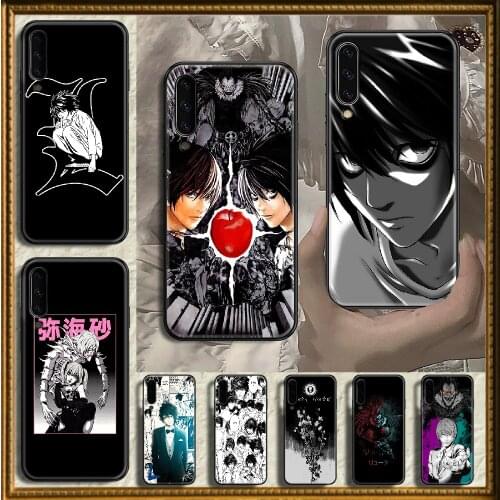 Anime Death Note Phone case For Samsung Galaxy A 3 5 7 8 10 20 21 30 40 50 51 70 71 E S 2016 2018 4G black trend waterproof tpu