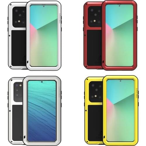 For Samsung Galaxy S20 Ultra Metal Case Heavy Duty Armor Cover For Samsung S20 Waterproof Shockproof Case For Samsung S20 Plus