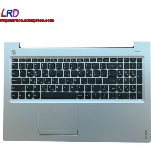 GR Greek Keyboard with Shell C Cover Palmrest Upper Case and Touchpad for Lenovo 510-15 310-15 ISK IKB ABR IAP Laptop 5CB0L35871