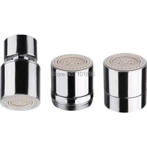 Chrome Plated Brass and Plastic Faucet Aerator with 2 Functions
