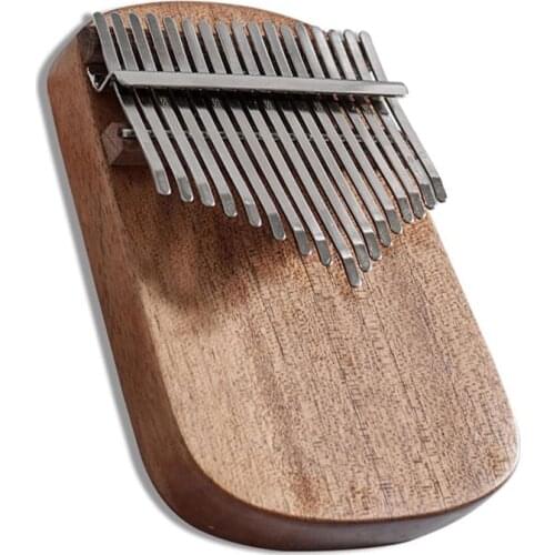 Kalimba 17 Key Single Board Finger Piano Wood Mahogany Mini Keyboard Musical Instrument Piano High-Quality African Kalimba Gifts