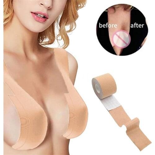 2/3/4M Sticky Silicone Comfort Sexy Seamless Breast Lift Up Bra Tape Body Backless Nipple Cover Push Up Bra Adhesive Boob Tape