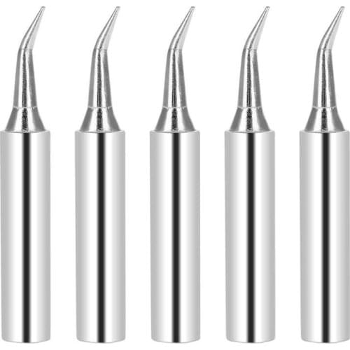 5Pcs Soldering Iron Pure Copper 900M IS Soldering Iron Tips Solder Tip Tool Replacement for 936 Rework Station Wielding tip