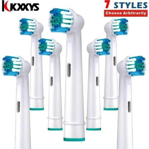 7/14pcs Replacement Toothbrush Heads 7 Styles Soft Bristle for Oral B 3D Excel Electric Tooth Brushes Heads/Nozzle