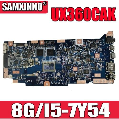 New UX360CA 8GB RAM/i5-7Y54U CPU Motherboard For ASUS ZenBook Flip UX360CA UX360CAK Laotop Mainboard Motherboard