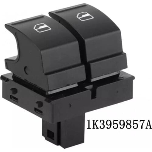 High Quality 1K3959857A 2K0959857 NEW Electric Door Window Switch Driver Side Fit for V W MK5 Caddy 2K Jetta EOS Car Accessories