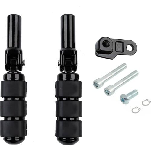 Motorcycle Foot Pegs Footrests For Harley Softail Slim FLS FLSS FLSTSB