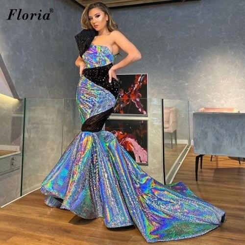 Plus Size Strapless Celebrity Dresses Sexy Special Occasion Dresses Evening Wear Turkish Couture Prom Party Dresses For Women