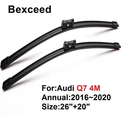 Wiper Blade For Audi Q7 4M Bexceed Windshield Windscreen 26"+20" 2016 2017 2018 2019 2020