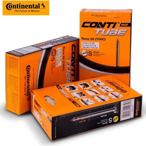 Continental Racing Road Bicycle Inner Tube Race 28 FV 700*20C-25C 42mm 60mm 80mm 700C 23c Bike Inner Tire French Valve Sclavera