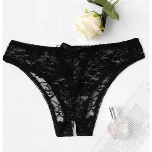 Lenceria Erotica Mujer Sexi Babydoll Sexy Lingerie Porno Crotchless Lace Panties Women Erotic Underwear Cross Bandage Briefs 2XL