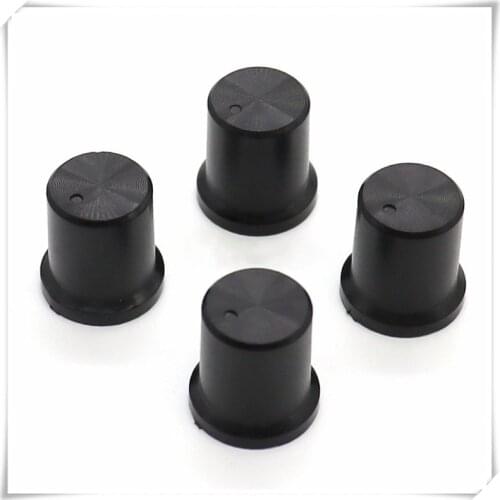 10 Pieces Plastic Flower Shaft Knob Diameter 14.5mm Height 15.5mm Potentiometer Encoder Knob Gear Shaped Inner Hole 6mm