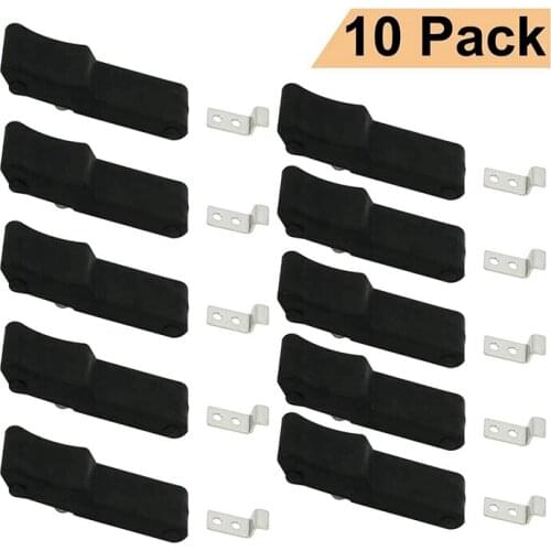 10X Flexible Soft Black Rubber Draw Latch for Cooler, Boat Compartment,Cargo Box for Polaris Sportsman 7081927