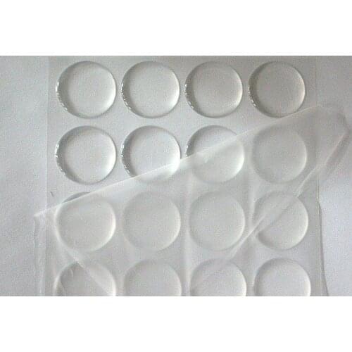200 pcs 1 inch Round 3D Crystal Clear Epoxy Adhesive Circles Bottle Cap Stickers JK23