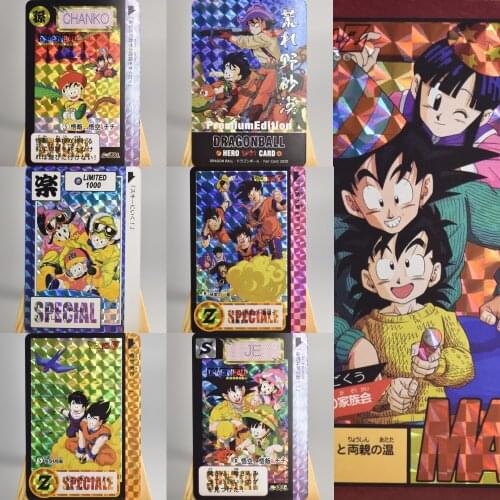 Son Goku Flash Card Parent-child Family Card Selection Flash Card Animation Accessories Son Goku Cartoon Collection Toy Gift