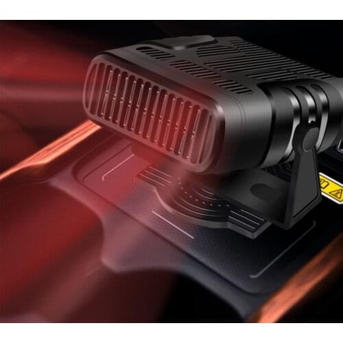 Car Heater Electric Heater Heating Cooling Fan 12V 120W Portable Dryer Windshield Demister Defroster Auto Electric Heater