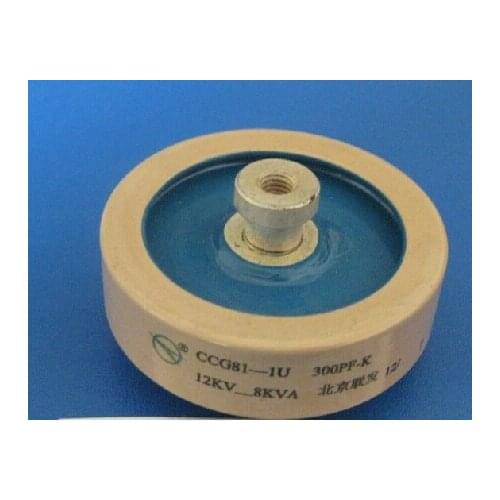 CCG81-1U 300P 300PF 300PF-K 12KV 8KVA M6 high frequency high voltage and high frequency machine ceramic dielectric